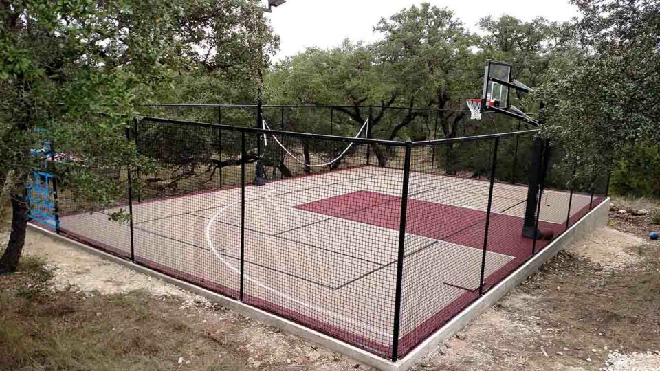 Sport Court 30 X 50 Half Court Basketball Borgfeld Rd