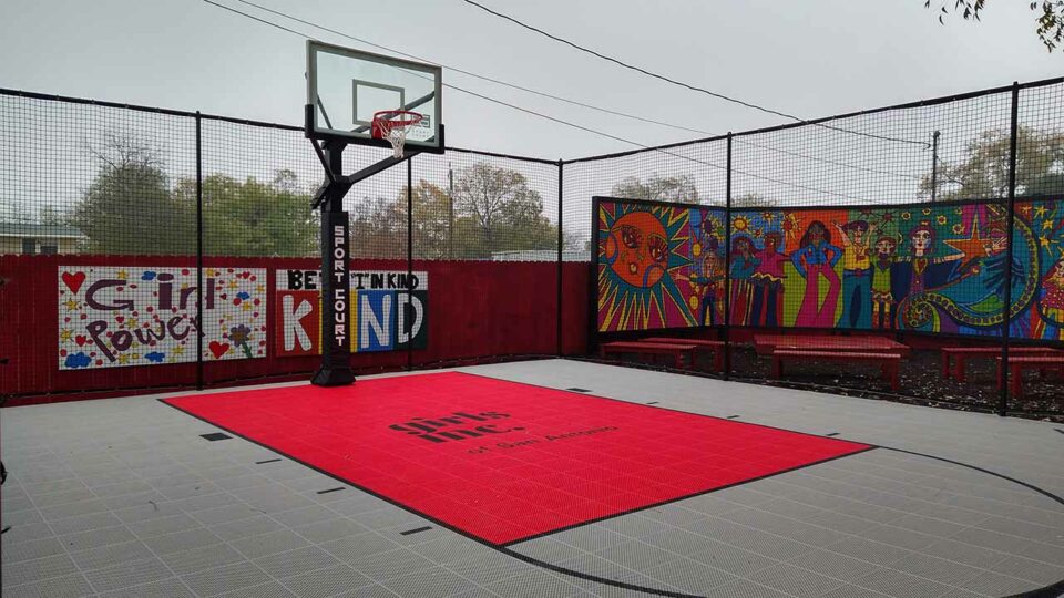 Sport Court Basketball Court At Girls Inc In San Antonio 01