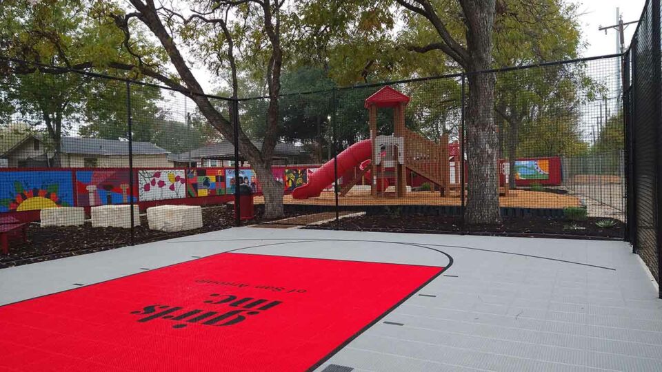 Sport Court Basketball Court At Girls Inc In San Antonio 02