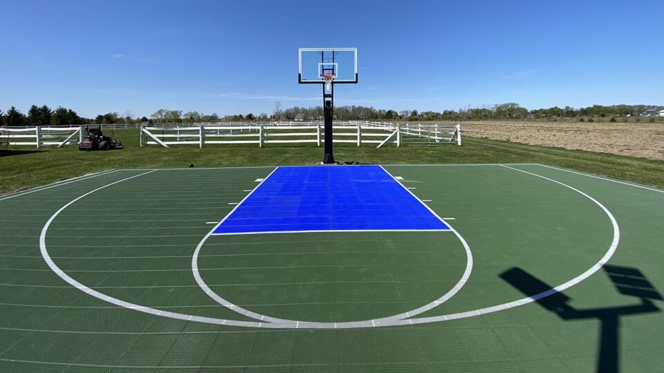 Sport Court Half Court Basketball Farm Court