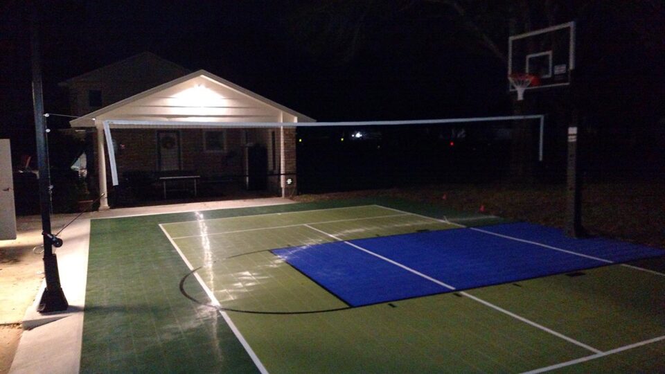 Sport Court Half Court Basketball In Cuero