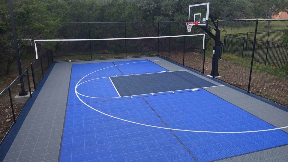 Sport Court Outdoor Basketball Court With Pickleball In Gardenridge 01