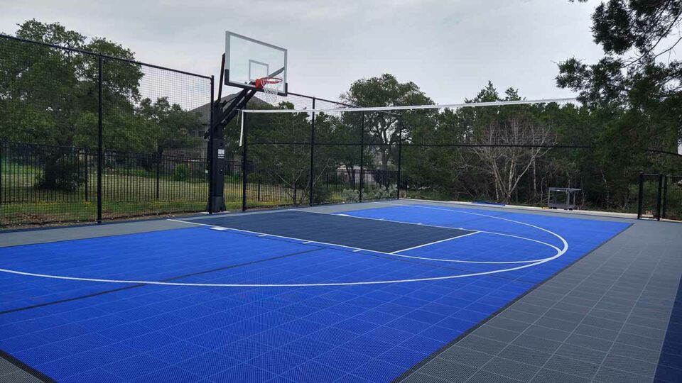 Sport Court Outdoor Basketball Court With Pickleball In Gardenridge 02