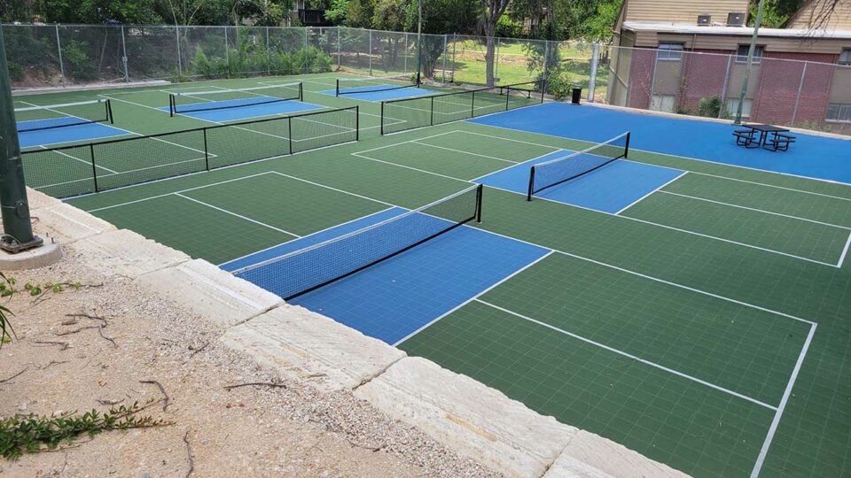 Sport Court Pickleball 5 Court Layout