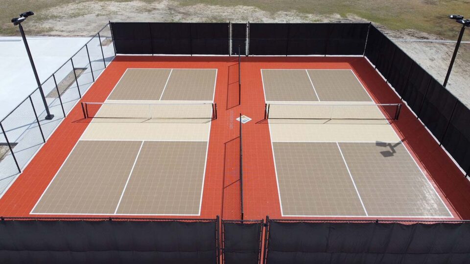 Sport Court Pickleball Double Court At Rv Park