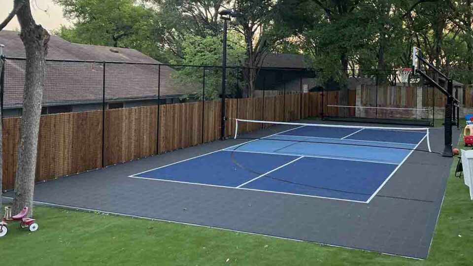 Sport Court Pickleball With Basketball 01