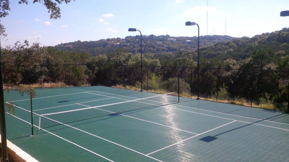 Sport Court Tennis Court Texas Hill Country