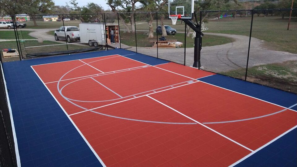 Spourt Court Half Court Basketball With Pickleball At Enchanted Springs Ranch 01